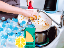 Eliminar la grasa y su olor de nuestras ollas y otros utensilios de cocina puede ser un desafío si no usamos arrancagrasas efectivos. ESPECIAL/ CANVA