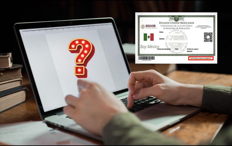 En México, para la realización de la mayoría de los trámites oficiales, las personas deben presentar la Clave Única de Registro de Población. ESPECIAL / CANVA