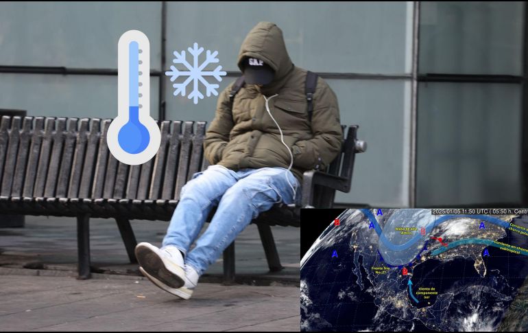 En el Valle de México, por la mañana se tendrá cielo medio nublado; bancos de niebla en el norte y occidente del Estado de México. ESPECIAL / SUN y SMN