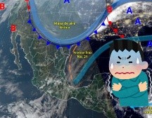 Este fenómeno ocasionará un descenso significativo de temperaturas, lluvias en diversas regiones y fuertes vientos en zonas costeras. X/ @conagua_clima.