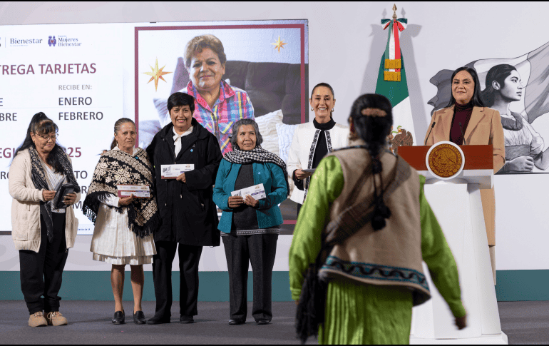 El pago de la Pensión Mujeres Bienestar para quienes se registraron el año pasado se implementará de manera gradual. ESPECIAL/X/@GobiernoMX.