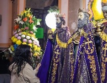 Desde las ocho de la mañana comenzaron a llegar los primeros grupos de danzantes, acompañados con una banda tradicional. EL INFORMADOR / H. FIGUEROA