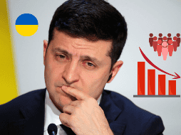 Zelenski pierde poco a poco la confianza de los ucranianos. AFP/C. Platiau