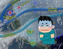 La temporada invernal ha llegado con intensidad a México. X/ @conagua_clima.