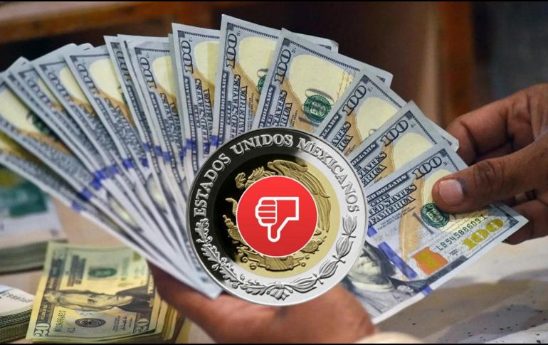 Este es el tipo de cambio de dólar a peso en bancos, para hoy 8 de enero de 2025 en México. EFE / ARCHIVO