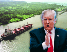Trump dijo que no descarta el uso de la fuerza militar para tomar el control del Canal de Panamá. AP / EFE / ARCHIVO