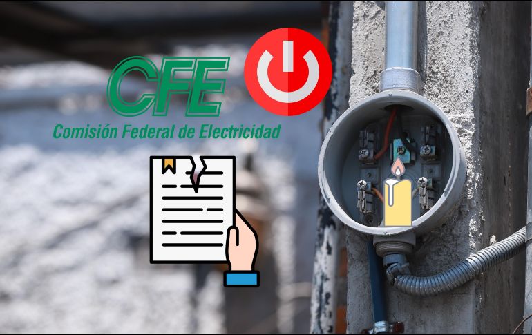 Estas son las razones por las que te puedes quedar sin contrato con CFE. EL INFORMADOR / ARCHIVO