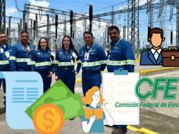 La CFE publicó recientemente una convocatoria con diferentes vacantes de trabajo en México; conoce cuáles son los rangos de sus sueldos.  CFE/ https://cfe-recibo.mx/ ESPECIAL/ CANVA