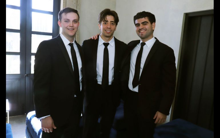 Shane Chávez-Zottnick, Álvaro Morán y César Padilla. GENTE BIEN JALISCO / C. Jimeno
