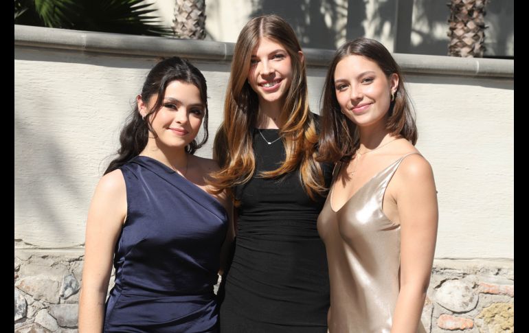 Sofía Amaro, Talea Dueñas y Natalia Tron. GENTE BIEN JALISCO / C. Jimeno