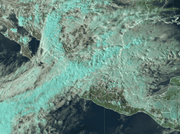 Clima en la República Mexicana 8 de enero 2025. Imagen satelital Conagua