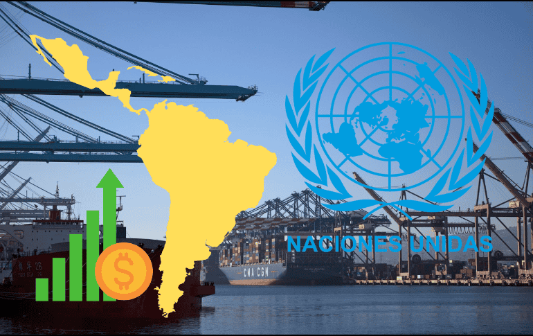 De acuerdo con la ONU, el crecimiento del comercio internacional, en especial en sectores como el agrícola y el de manufacturas, contribuirá al repunte de las economías de América Latina. EFE/ Allison Dinner/ ESPECIAL/ CANVA