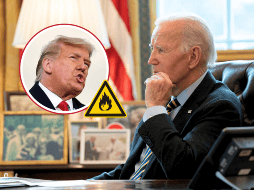 El presidente Biden se coordina con el equipo de Trump para tomar decisiones sobre los incendios de California. EFE/L. Vogel AFP/ M. Ngan