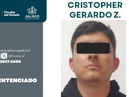 A través de un comunicado la Fiscalía de Jalisco confirmó que Cristopher Gerardo fue encontrado penalmente responsable por ambos feminicidios, así como  por violencia familiar en perjuicio de su hijo menor de edad. CORTESÍA.