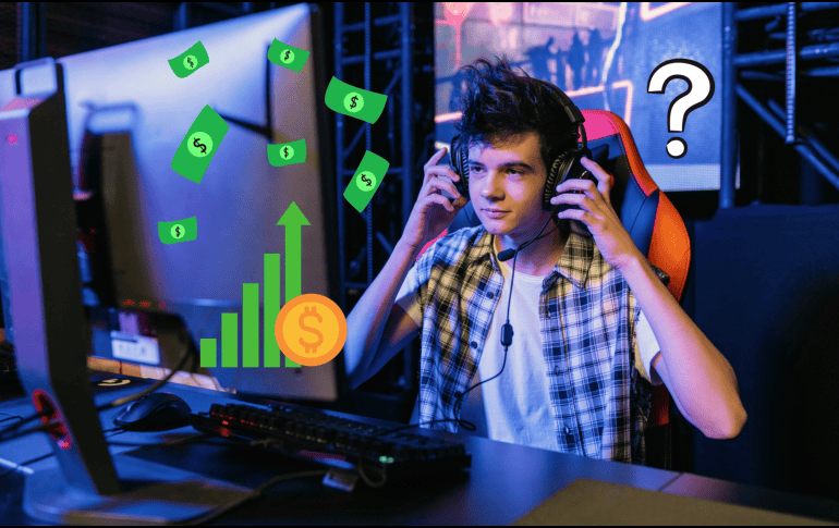 La plataforma de streaming de videojuegos puede generar grandes ganancias para sus usuarios. ESPECIAL/CANVA
