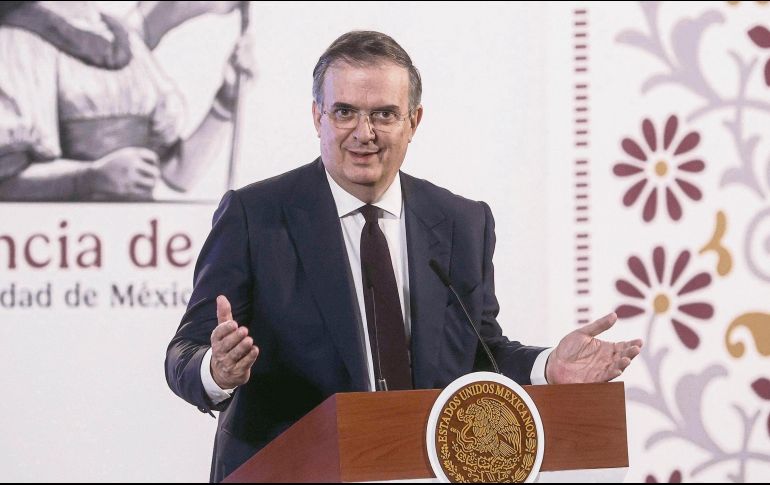 Marcelo Ebrard, secretario de Economía. EL UNIVERSAL