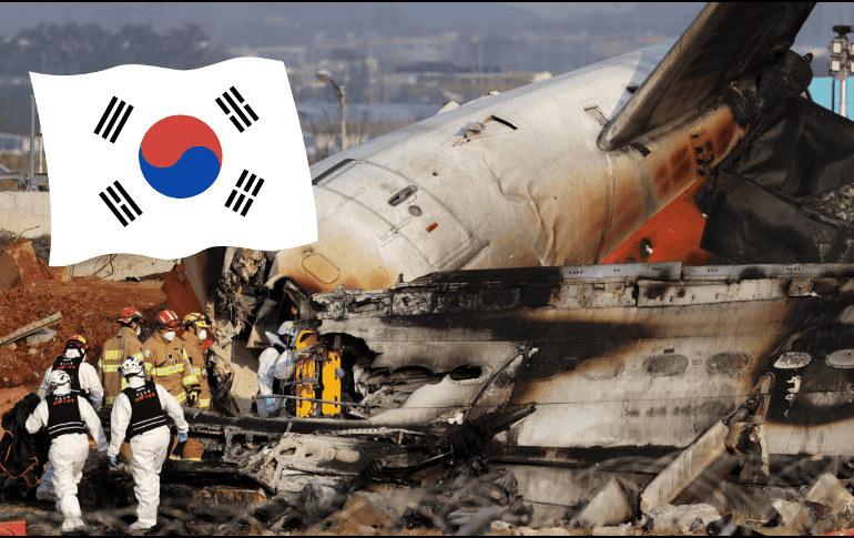 El accidente de Jeju Air cobró la vida de todos sus pasajeros, a excepción de dos integrantes de la tripulación. EFE/HAN MYUNG-GU/ ESPECIAL