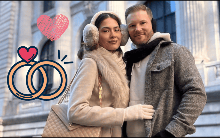 Andrea Meza y Ryan Proctor se casaron en Florida tras cuatro años de noviazgo. INSTAGRAM/ @andreameza/ ESPECIAL/ CANVA