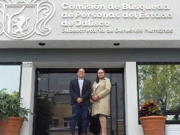Edna Montoya Sánchez, se reunió con integrantes de la Comisión de Búsqueda de Personas del Estado de Jalisco. CORTESÍA