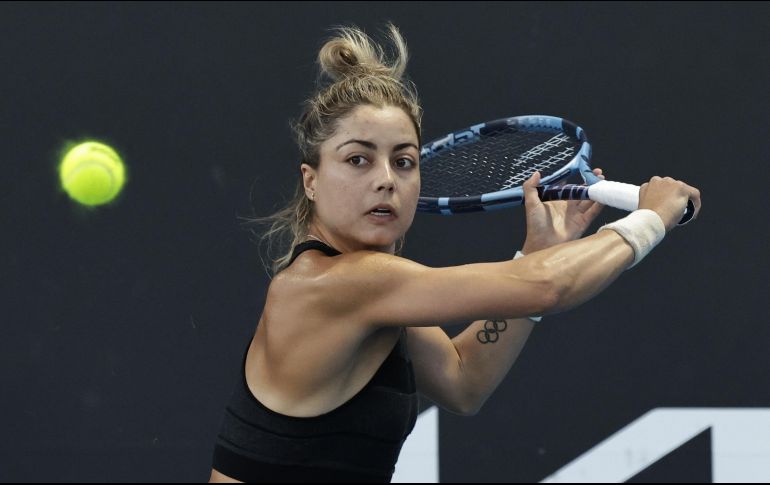 Renata Zarazúa desplegó su mejor tenis ante Taylor Townsend. Su próxima rival es Jasmine Paolini. EFE/R. De la Peña