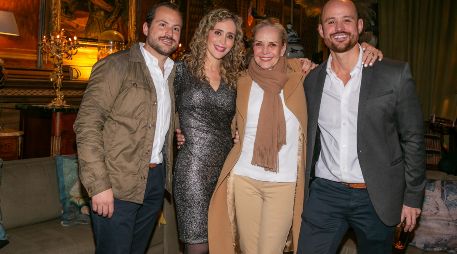 Alejandro Ochoa, Lorena Ochoa, Lorena Tostado y Willy Ochoa. GENTE BIEN JALISCO / A. Rodríguez