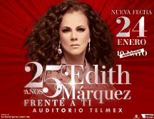 Edith Márquez celebra sus 25 años de carrera con 2 fechas en el Auditorio Telmex