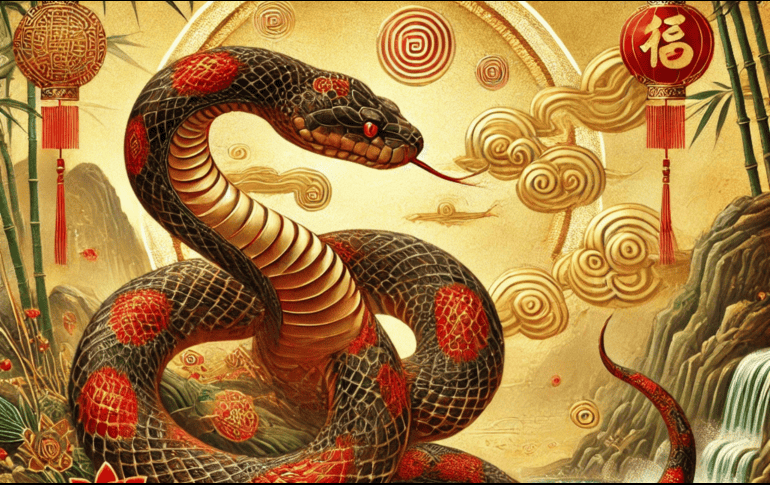 La influencia de la Serpiente de Tierra trae consigo una energía especial que favorece el crecimiento personal.ESPECIAL/IA