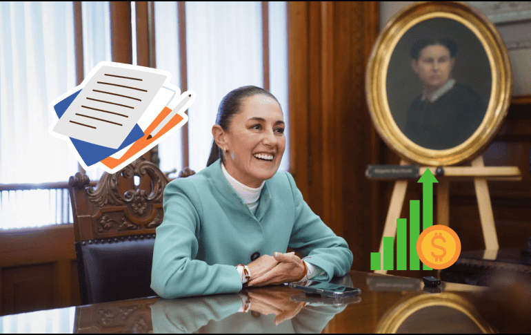 El gobierno de Sheinbaum busca apoyar en la economía de personas percibiendo el salario mínimo. X/@Claudiashein