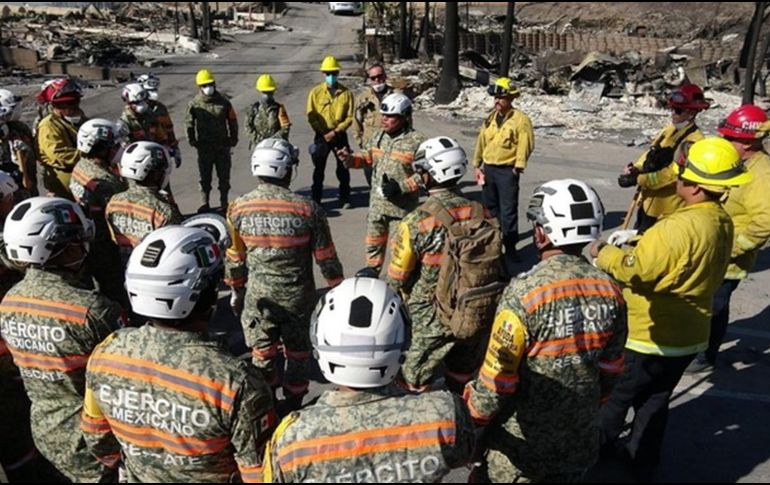 Según un comunicado de la Semarnat, en el séptimo día desde el inicio de los incendios, continúan tres activos. ESPECIAL / SSPC