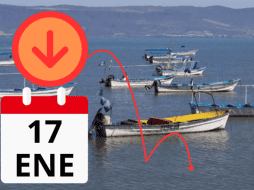 De acuerdo con el CEA Jalisco, este es el nivel de lago de Chapala hoy viernes 17 de enero de 2025. EL INFORMADOR/ ARCHIVO/ ESPECIAL/ CANVA