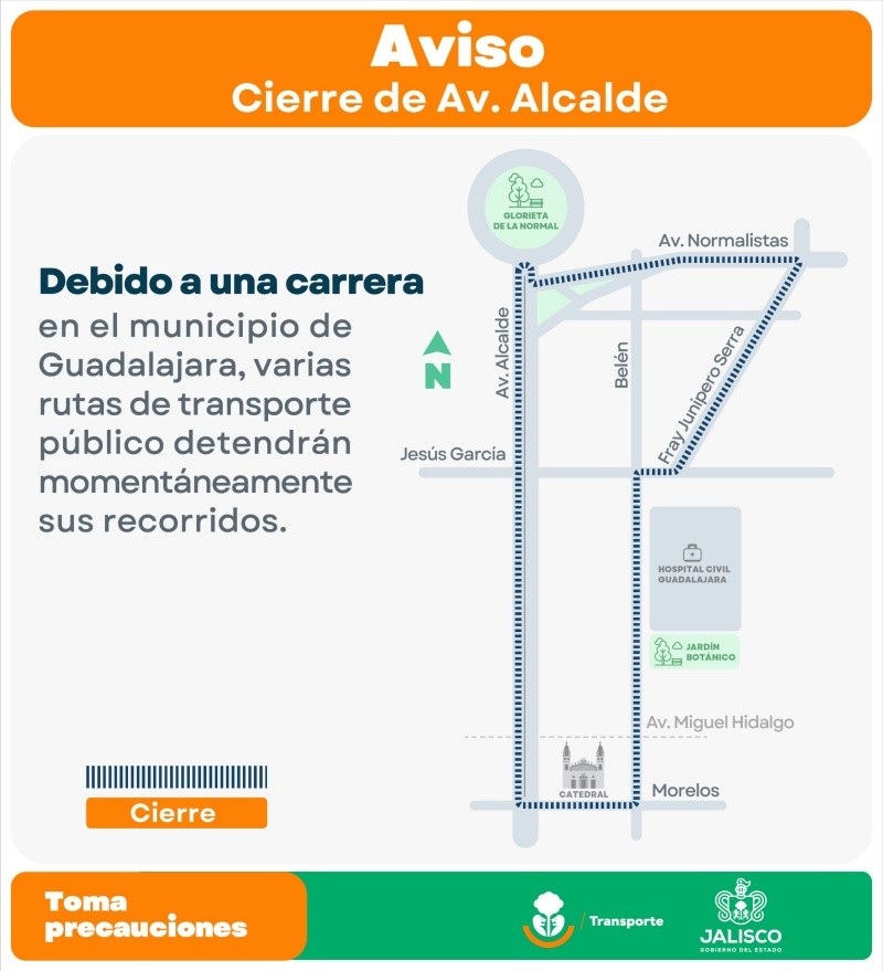 CORTESÍA/X/@TransporteJal&nbsp;