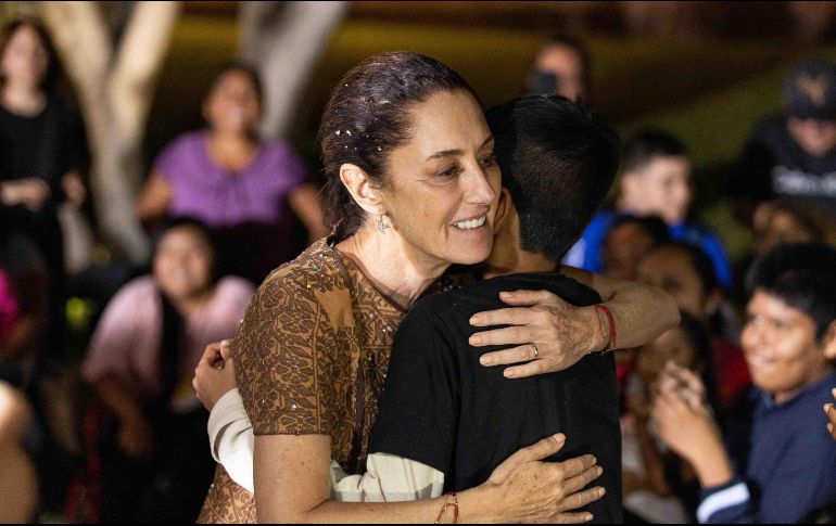 Claudia Sheinbaum. La Presidenta en las instalaciones del CRIT Teletón, en Tlapa de Comonfort, Guerrero. SUN/H. Salvador