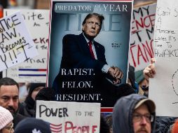 Marchan en Estados Unidos previo a la toma de posesión de Trump