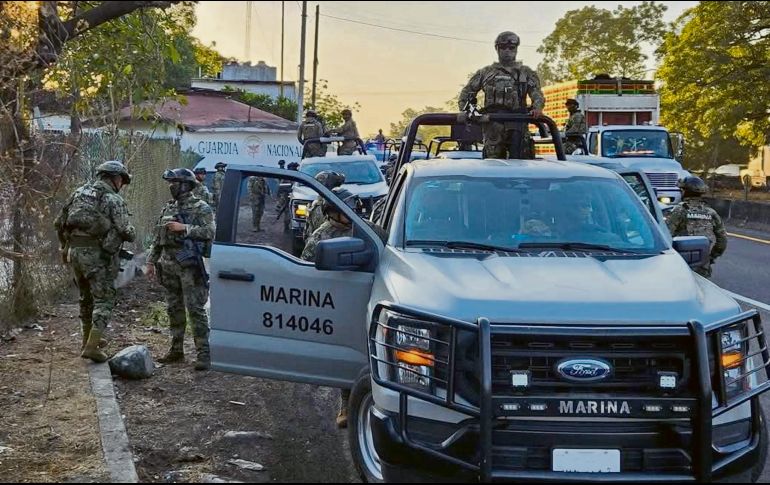 Un operativo del Ejército, de la Guardia Nacional y del grupo Fuerza y Reacción Inmediata Pakal de la Policía Estatal, en colonias donde operan grupos de pandilleros indígenas. EL UNIVERSAL