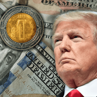 El dólar sacude al peso en el día de Trump