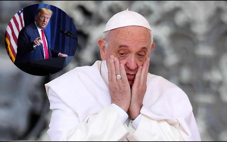 El papa Francisco habló sobre la política migratoria de Donald Trump quien hoy toma posesión de su segundo mandato en los Estados Unidos. EFE / AP / ARCHIVO