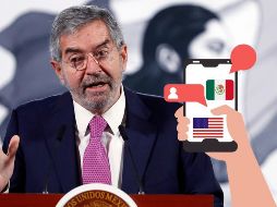 El canciller Juan Ramón de la Fuente explicó, que tienen el derecho de permanecer callados e indicó que es importante decir cuáles son los contactos a los que habría que avisar en caso de ser necesario. EFE / M. GUZMÁN