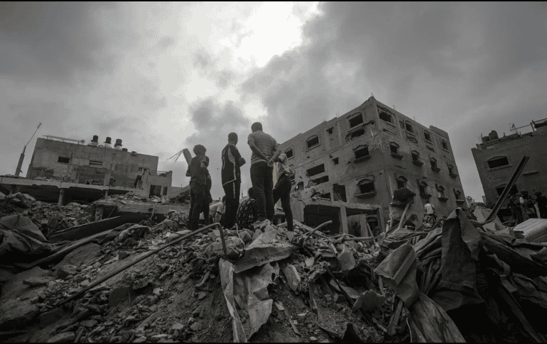 Más de 600 camiones con ayuda humanitaria entraron este domingo en la Franja de Gaza. EFE / ARCHIVO