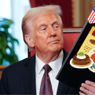 Esta fue la primera comida de Donald Trump como nuevo presidente de EU