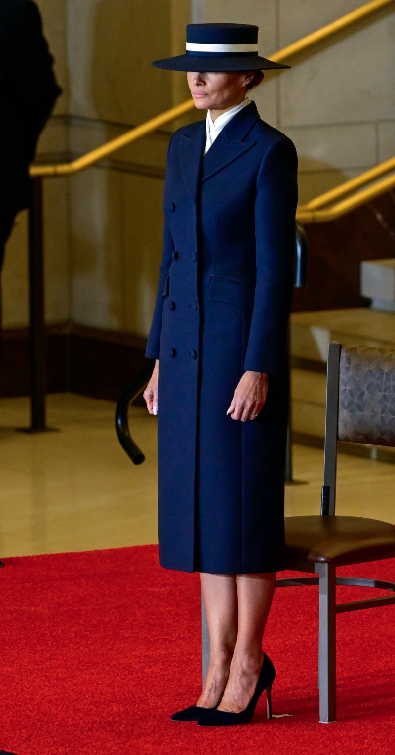Washington, 20/01/2025.-  Melania Trump, Primera dama. (Estados Unidos).EFE/RON SACHS 
