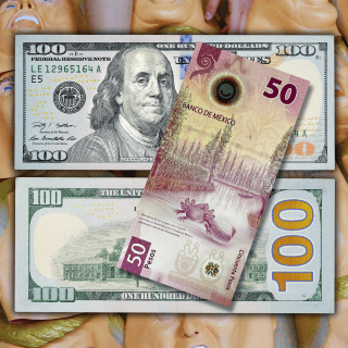 El peso va en picada frente al dólar tras órdenes de Trump