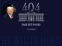 La versión en español de la página de la Casa Blanca ha dejado de funcionar. ESPECIAL / Captura de pantalla / EFE / EPA / WILL OLIVER