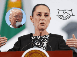 La presidenta Claudia Sheinbaum señaló que debe evitarse la confrontación con Estados Unidos por los decretos del presidente Donald Trum. EFE/ I. Esquivel