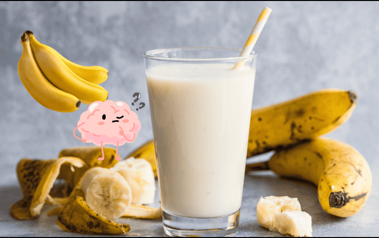 Aunque muchos no lo saben, tomar licuado de plátano antes de acostarte por la noche puede “quitarte el sueño”; aquí te compartimos otros posibles efectos contarios a la salud. CANVA/ ESPECIAL