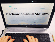 La declaración anual debe ser presentada por las personas físicas, anualmente, en el mes de abril del año siguiente al que corresponda el pago. EL INFORMADOR / ARCHIVO