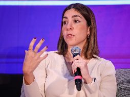 Cindy Blanco explicó algunos aspectos del programa  “Jalisco te recibe con los brazos abiertos” que se presentará el lunes.  EL INFORMADOR / H. Figueroa