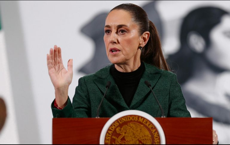 La Presidenta destacó el “músculo” laboral que representan los mexicanos para la economía de la Unión Americana. EFE