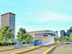 Así se verá el inicio del paso a desnivel en avenida Patria. ESPECIAL