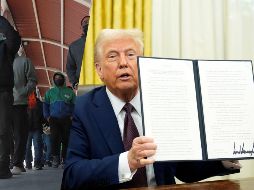 DONALD TRUMP. Durante su campaña, prometió la mayor campaña de deportación de la historia de EU, un país donde se estima que viven cerca de 11 millones de personas en situación irregular. ESPECIAL, EFE / Y. Gripas y SUN / C. Torres