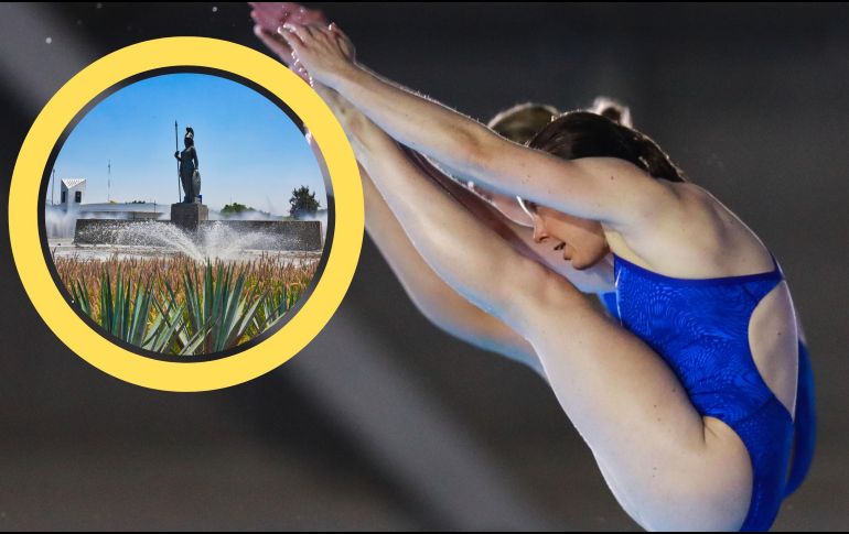 Guadalajara recibirá a los mejores clavadistas del mundo. ESPECIAL / IMAGO7 y CANVA